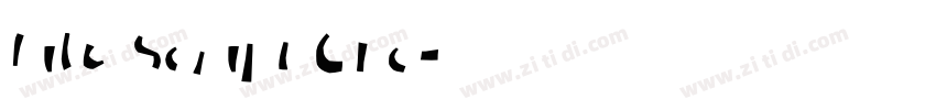 Lily Script One字体转换